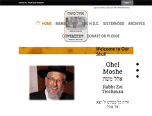 Tablet Screenshot of ohelmoshebaltimore.com